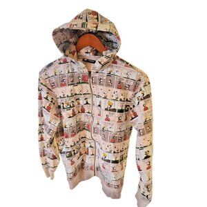 Peanuts Charlie Brown Snoopy GAP Kids XXL Hoodie Cotton Zipper Excellent Cond